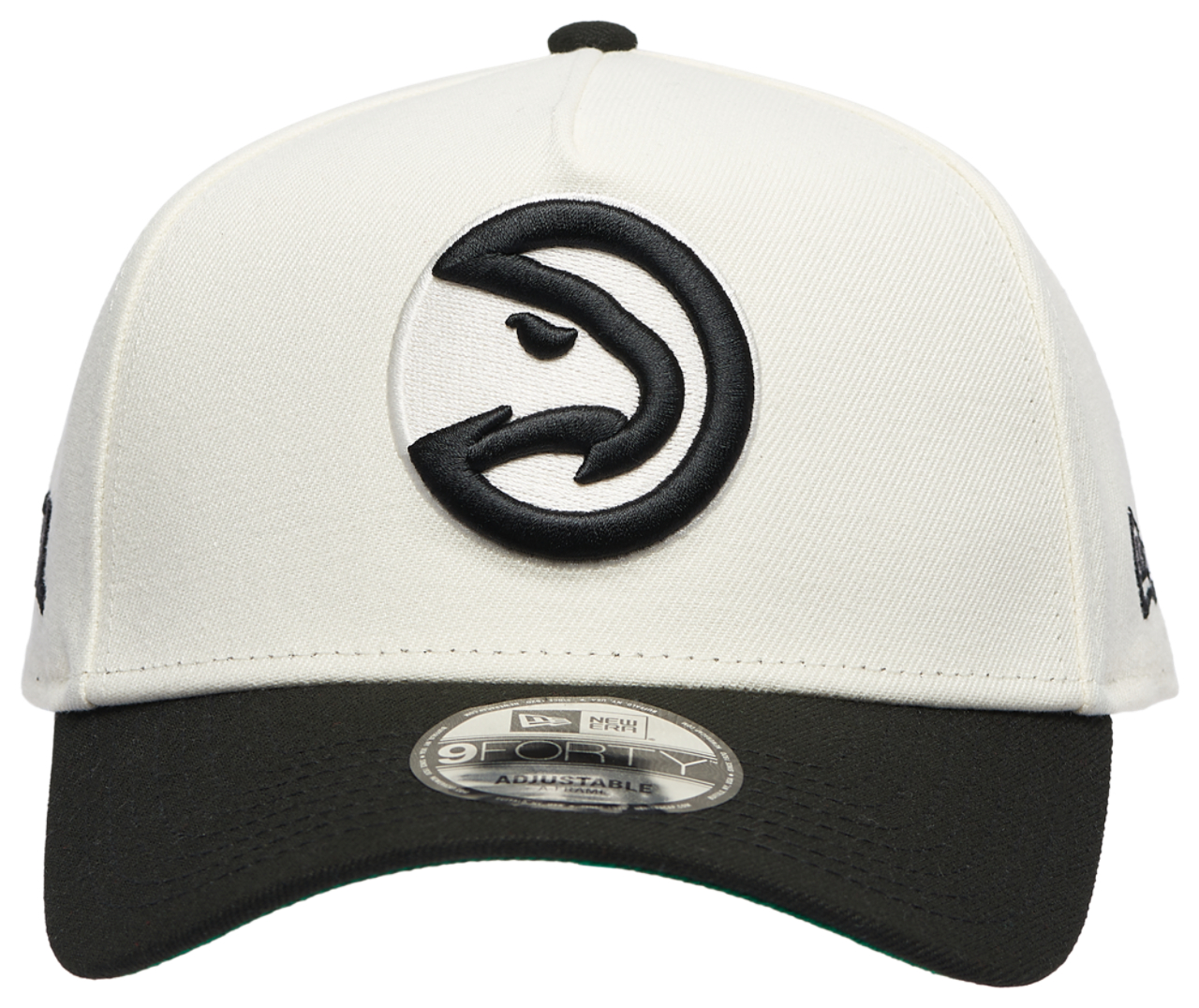New Era Hawks Team 9FORTY A-Frame Chrome Cap Image 2 of 5. Tap to open photo gallery.