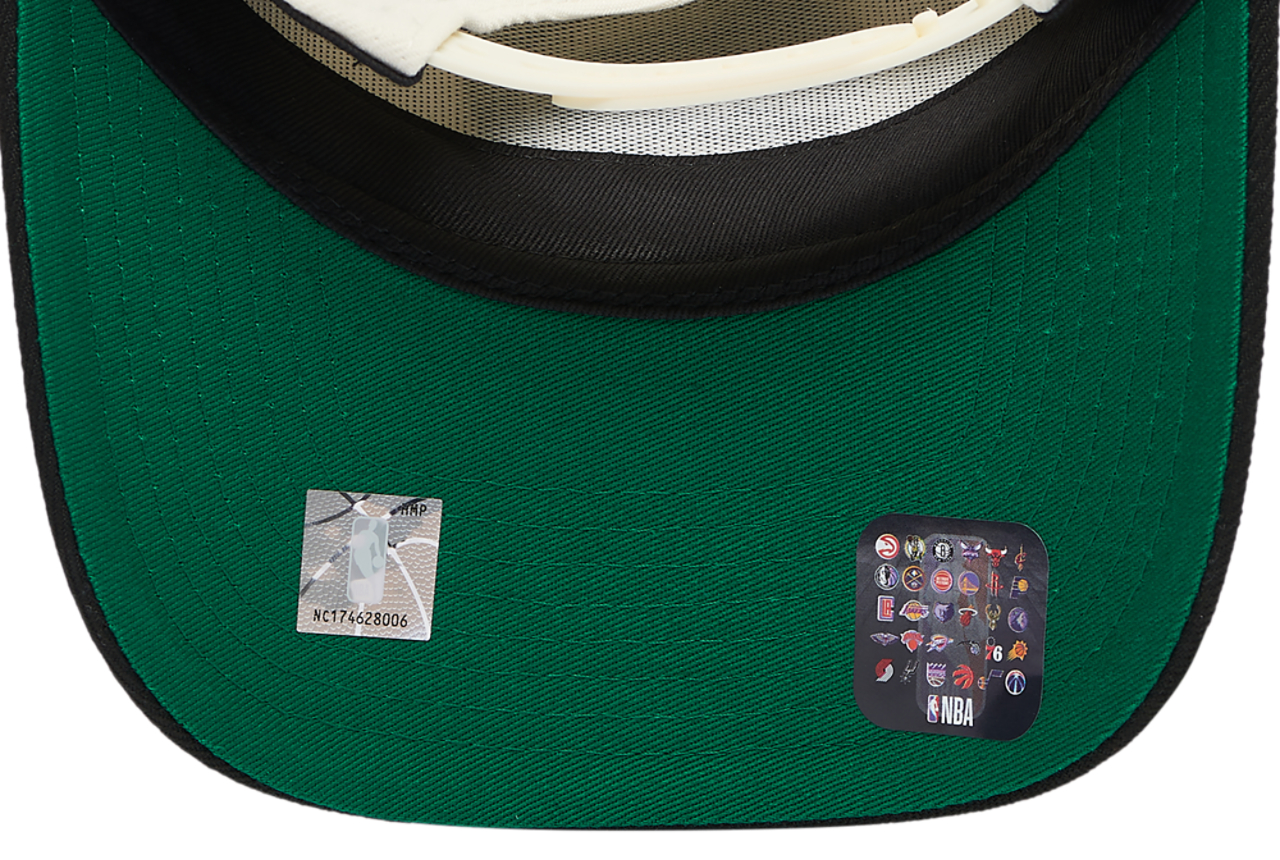 New Era Hawks Team 9FORTY A-Frame Chrome Cap Image 5 of 5. Tap to open photo gallery.