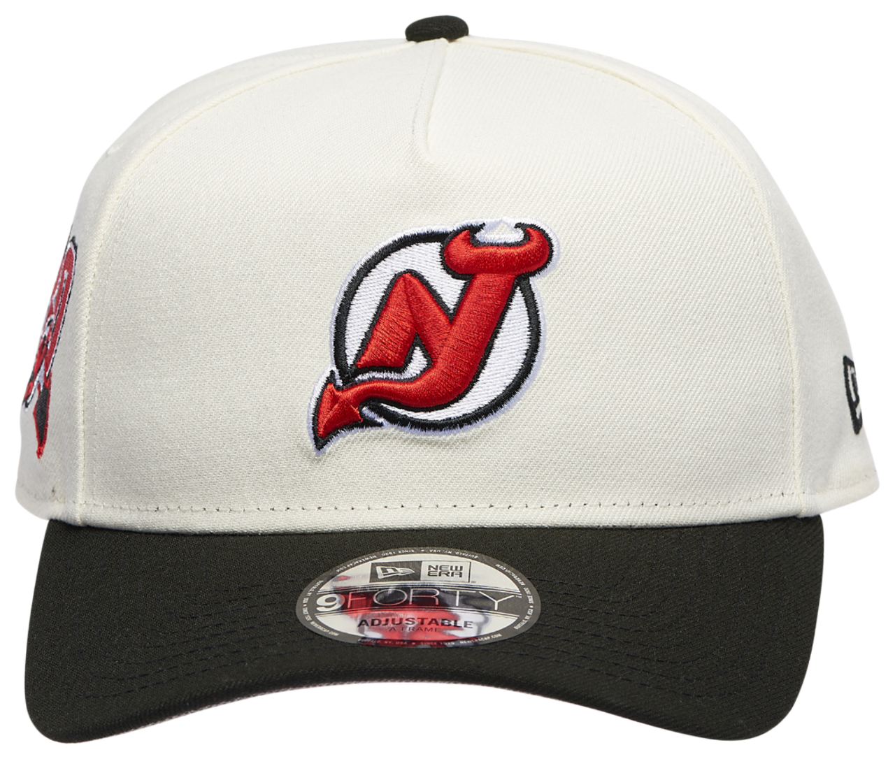 New Era Devils 940 A Frame Cap Image 2 of 5. Tap to open photo gallery.
