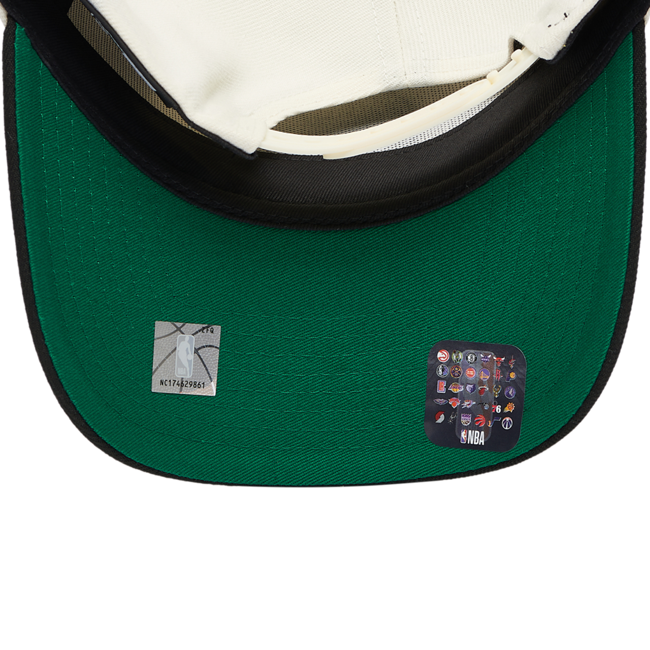 New Era Nuggets Team 9FORTY A-Frame Chrome Cap Image 5 of 5. Tap to open photo gallery.