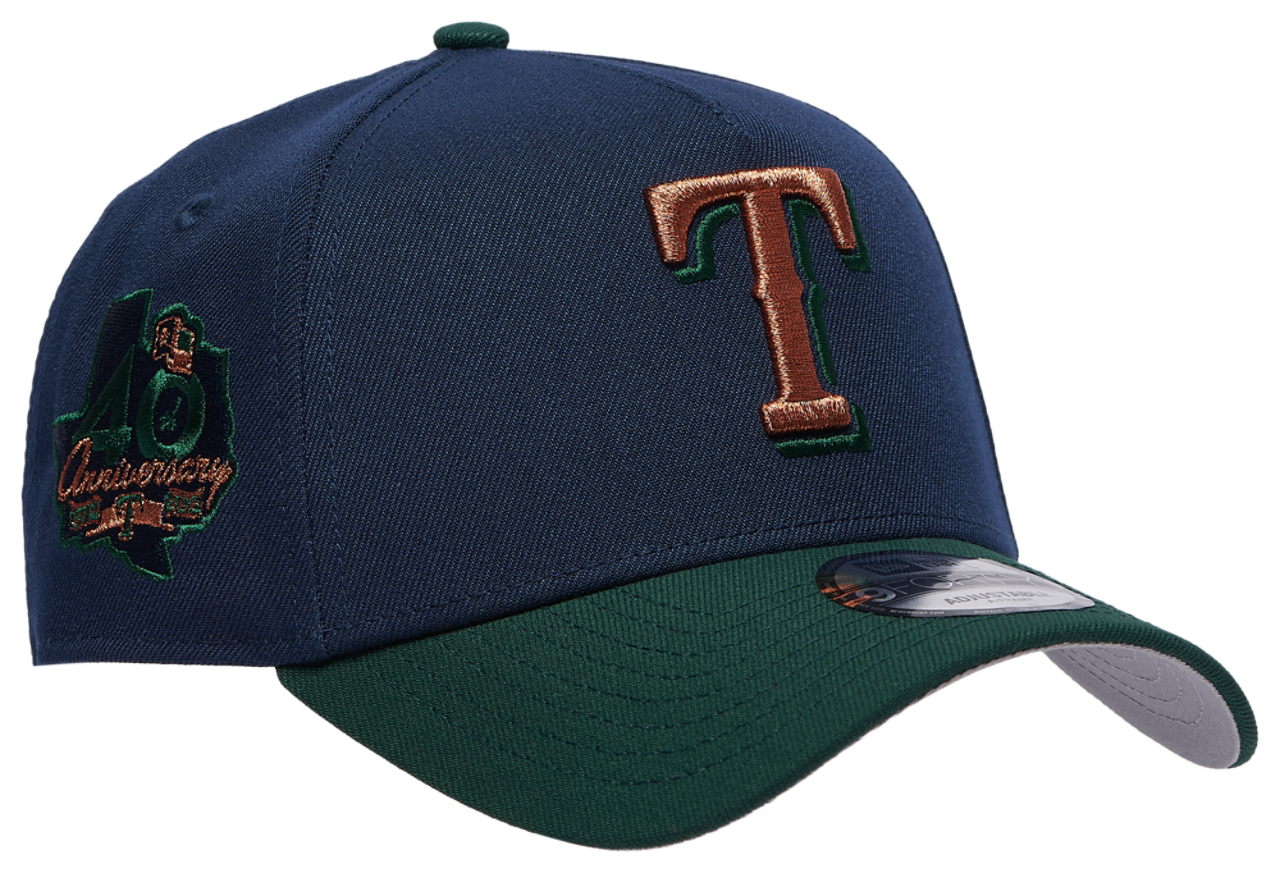 New Era Rangers 9FORTY A-Frame Cap Image 3 of 5. Tap to open photo gallery.