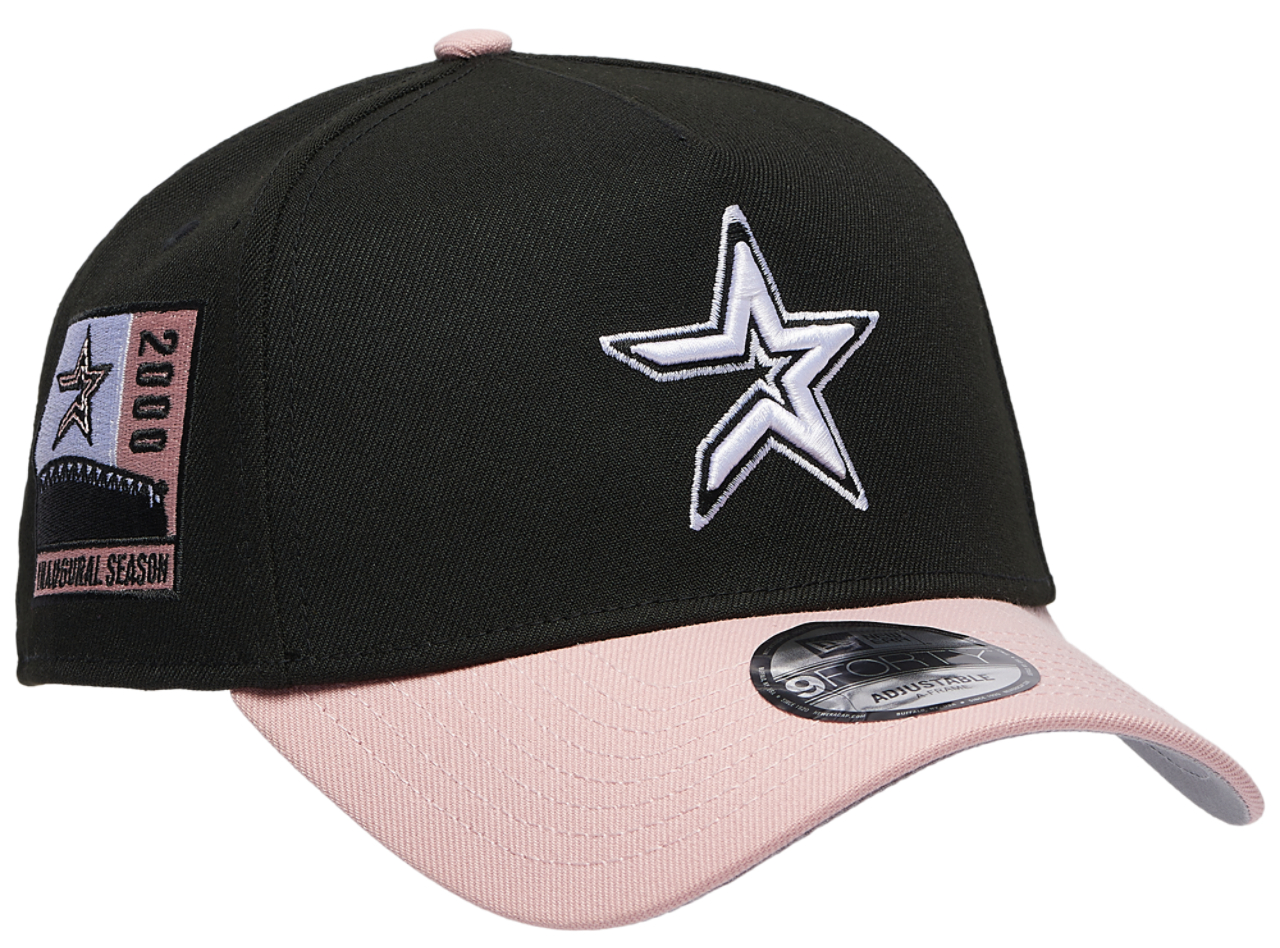 New Era Astros 9Forty A-Frame Cap Image 3 of 5. Tap to open photo gallery.