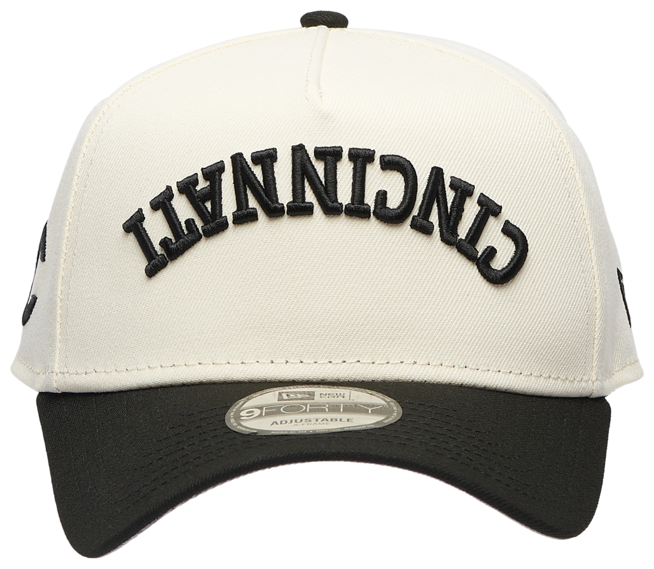 New Era Reds 940 A Frame 2 Tone City Upside Wordmark Cap Image 2 of 5. Tap to open photo gallery.