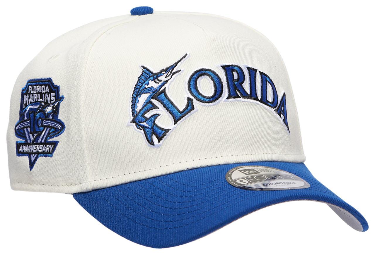 New Era Marlins 940 A Frame Cap Image 4 of 6. Tap to open photo gallery.
