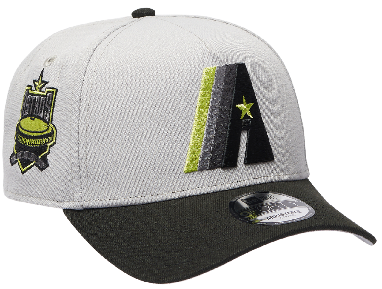 New Era Astros 9Forty Neon Cap Image 3 of 5. Tap to open photo gallery.