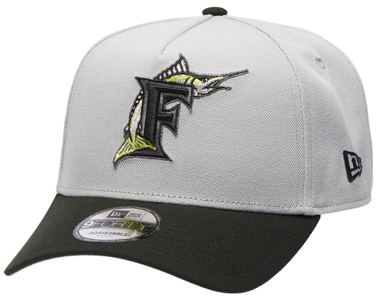 New Era Marlins 9Forty Neon Cap Image 1 of 5. Tap to open photo gallery.