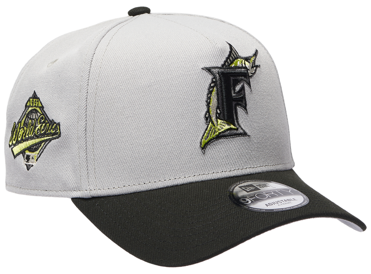 New Era Marlins 9Forty Neon Cap Image 3 of 5. Tap to open photo gallery.