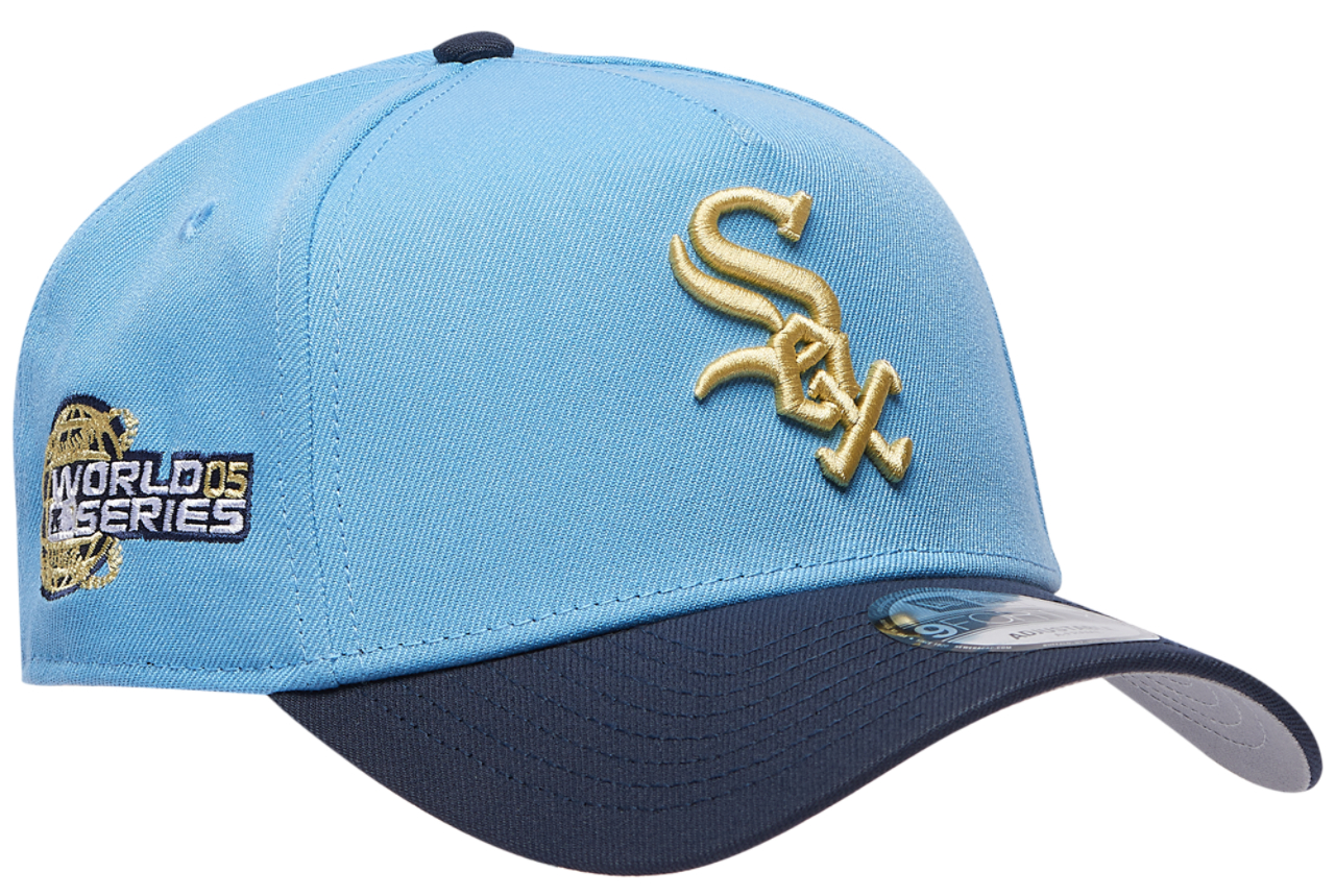 New Era White Sox 9Forty A-Frame Cap Image 3 of 5. Tap to open photo gallery.