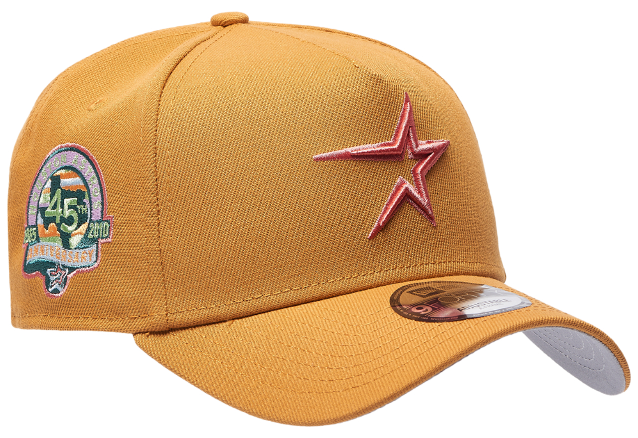 New Era Astros 9Forty Pastel Cap Image 3 of 5. Tap to open photo gallery.