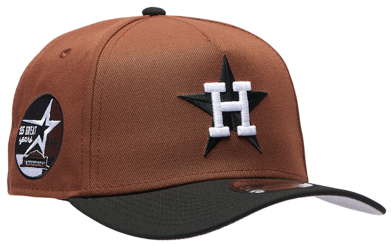New Era Astros 9FORTY A-Frame Cap Image 3 of 5. Tap to open photo gallery.