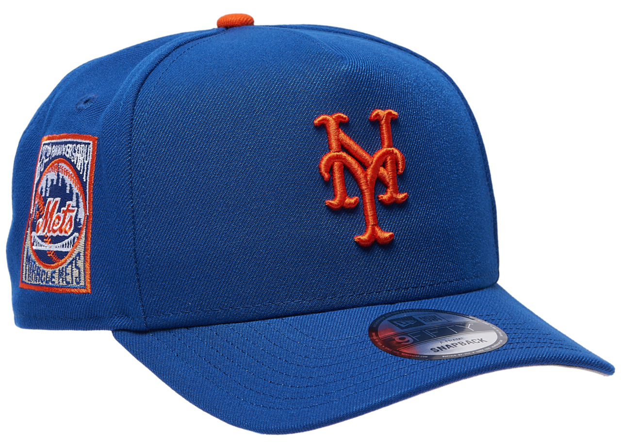 New Era Mets 950 A Frame 25th Anniversary Curved Cap - Men's