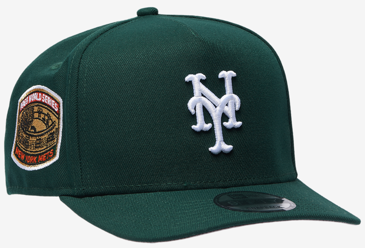 New Era Mets 950 A Frame 69 World Series Curved Cap Image 3 of 5. Tap to open photo gallery.
