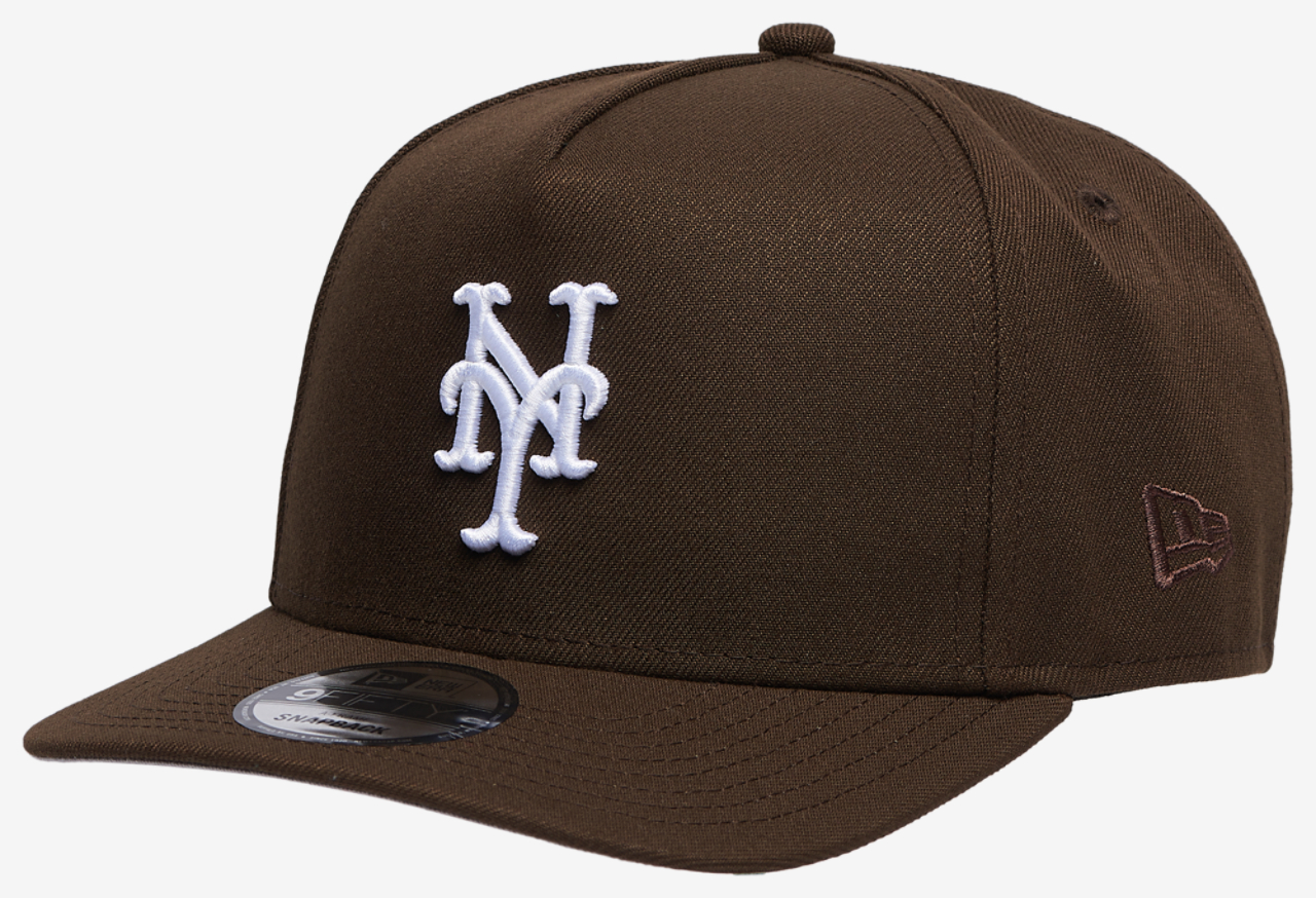 New Era Mets 950 A Frame 40th Anniversary Curved Cap Image 1 of 5. Tap to open photo gallery.