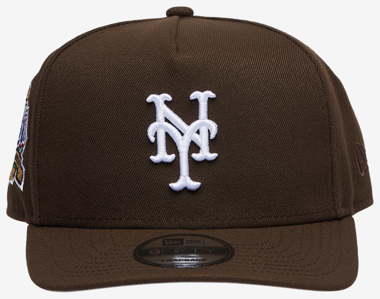 New Era Mets 950 A Frame 40th Anniversary Curved Cap Image 2 of 5. Tap to open photo gallery.