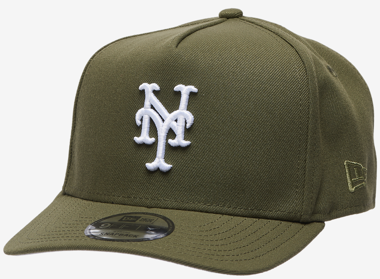 New Era Mets 950 A Frame 25th Anniversary Curved Cap Image 1 of 5. Tap to open photo gallery.