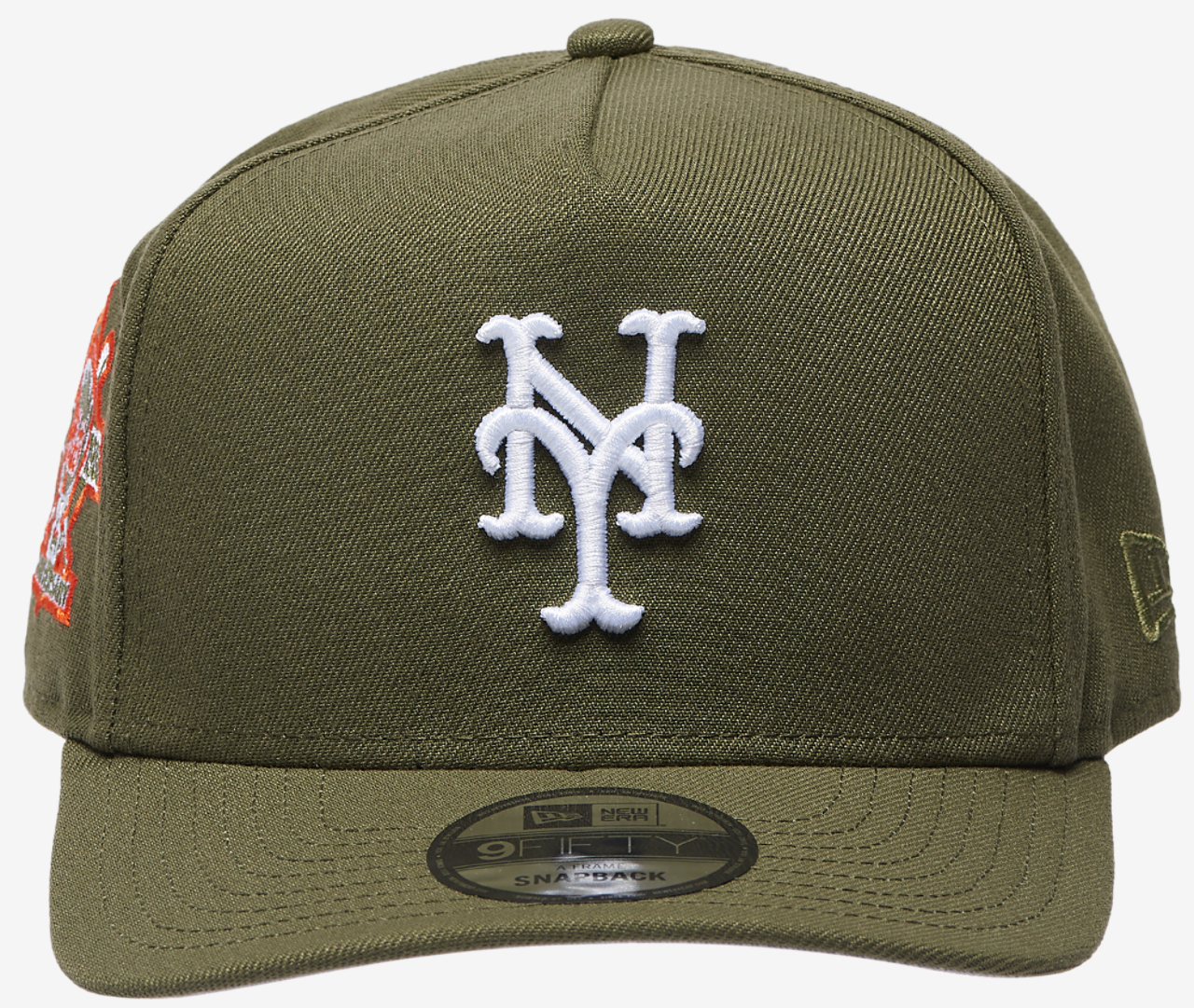 New Era Mets 950 A Frame 25th Anniversary Curved Cap Image 2 of 5. Tap to open photo gallery.