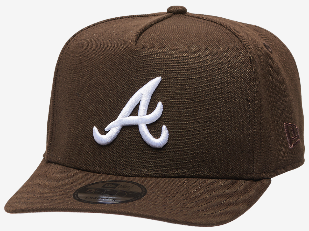 New Era Braves FS TF Curved 9FIFTY A-Frame Cap Image 1 of 5. Tap to open photo gallery.