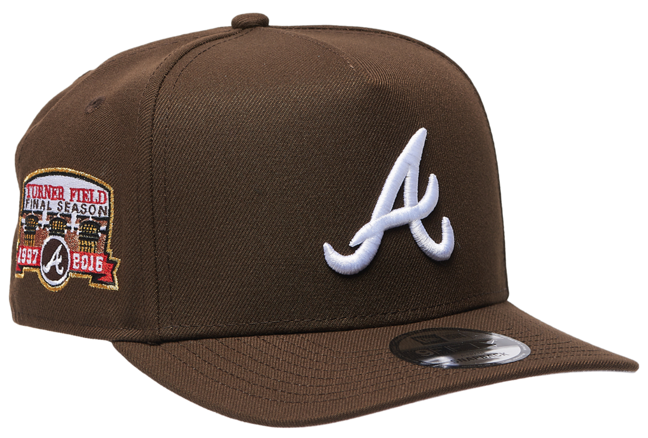 New Era Braves FS TF Curved 9FIFTY A-Frame Cap - Men's | Foot Locker