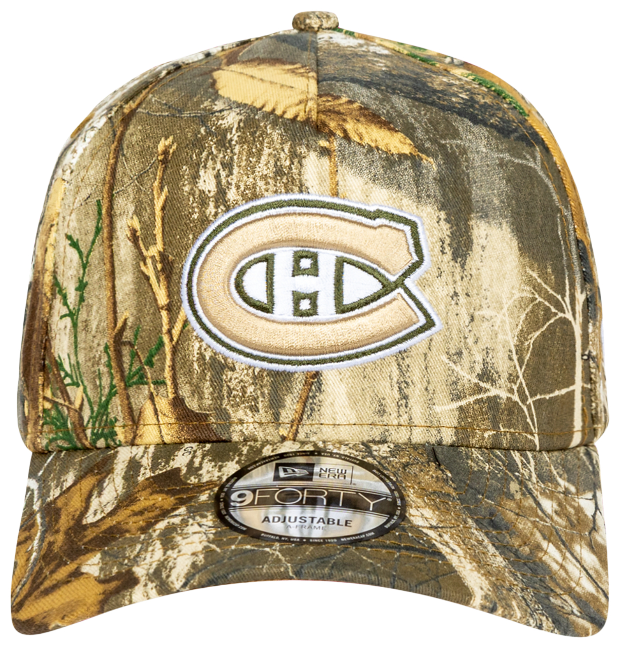 New Era Canadiens 940AF Real Tree Camo Cap  Image 2 of 4. Tap to open photo gallery.