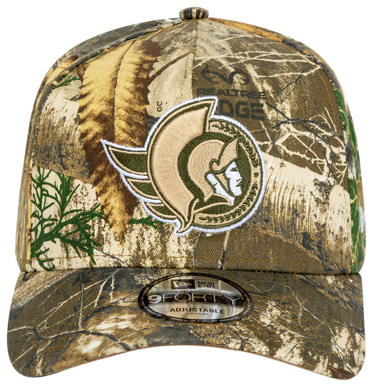 New Era Senators 940AF Real Tree Camo Cap  Image 2 of 4. Tap to open photo gallery.