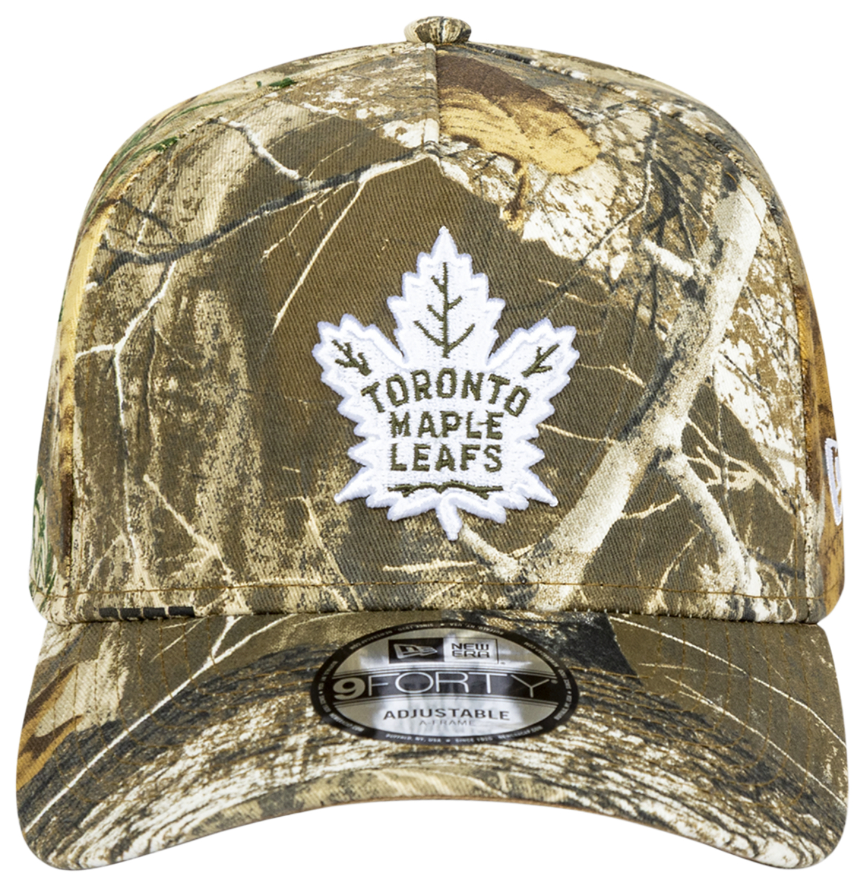 New Era Maple Leafs 940AF Real Tree Camo Cap  Image 2 of 4. Tap to open photo gallery.