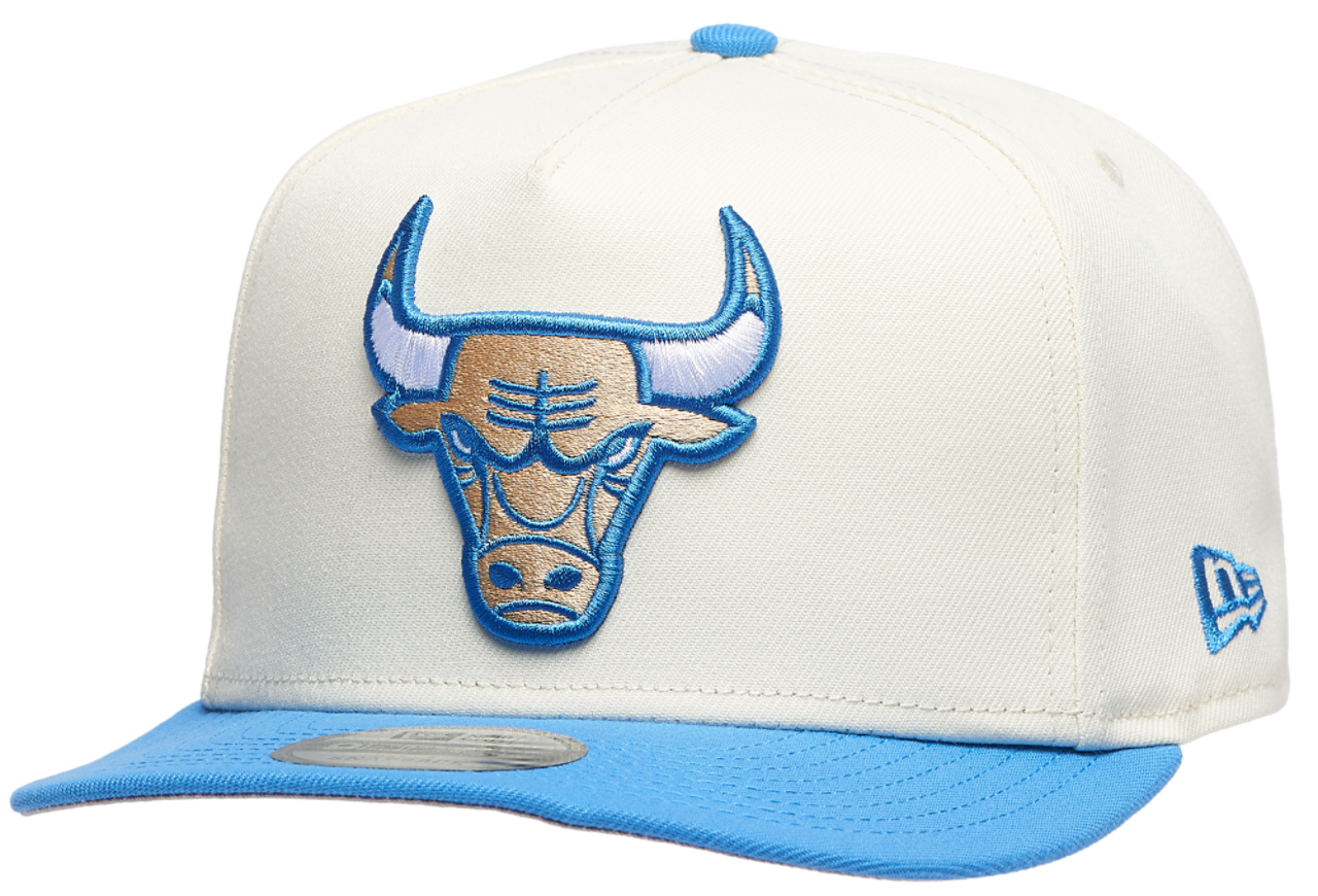 New Era Bulls 950AF Curve Chrome Cap Image 1 of 5. Tap to open photo gallery.