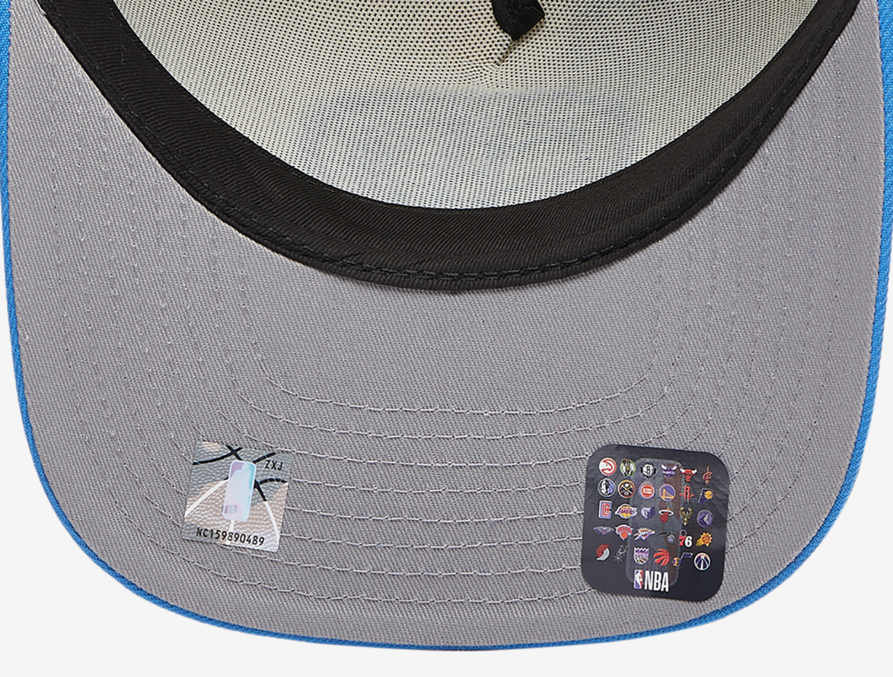 New Era Nets 950AF Curve Chrome Cap Image 5 of 5. Tap to open photo gallery.