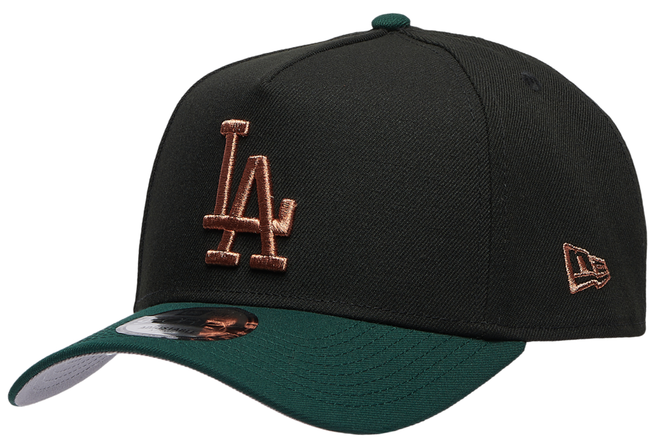 New Era Dodgers 9FORTY A-Frame Metallic Cap Image 1 of 5. Tap to open photo gallery.