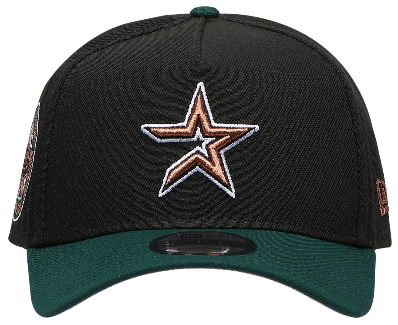 New Era Astros 9FORTY A-Frame Metallic Cap Image 2 of 5. Tap to open photo gallery.