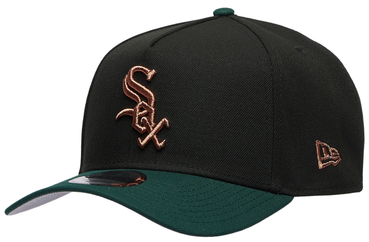New Era White Sox 9FORTY A-Frame Metallic Cap Image 1 of 5. Tap to open photo gallery.