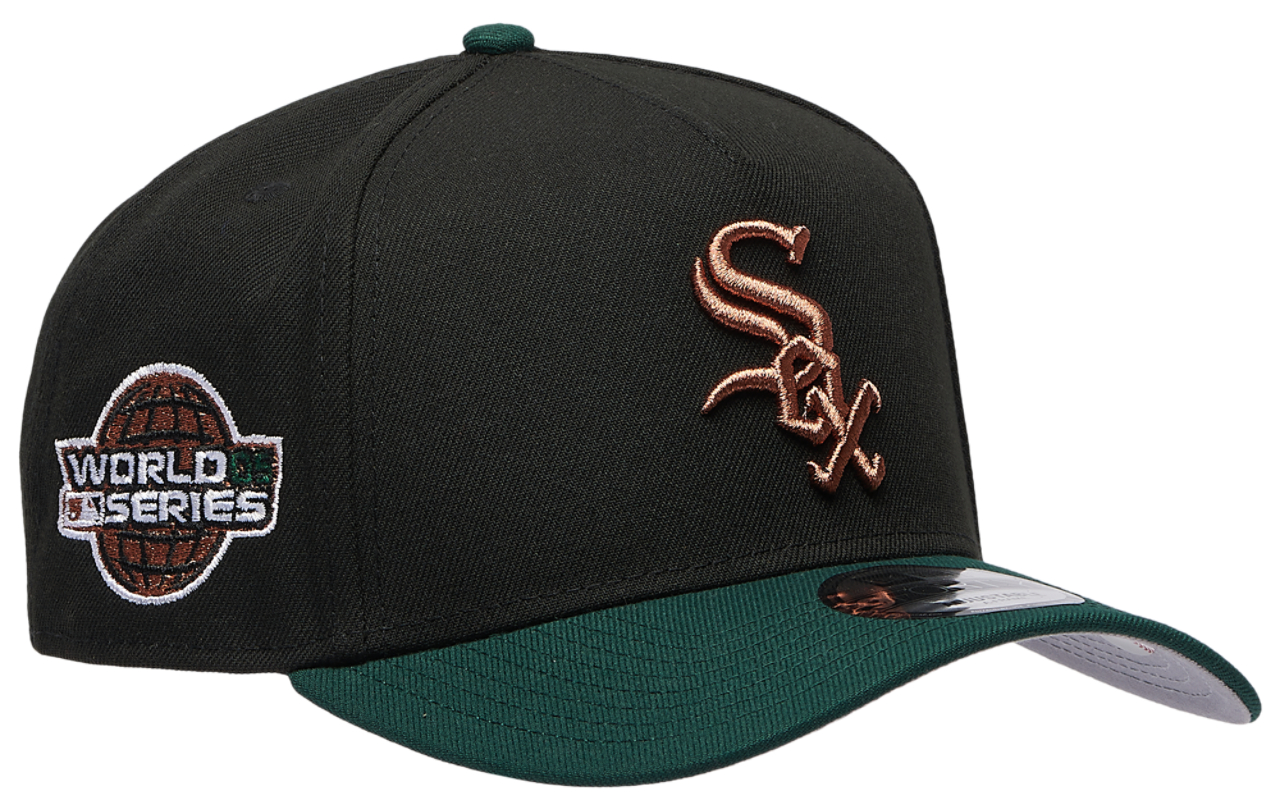New Era White Sox 9FORTY A-Frame Metallic Cap Image 3 of 5. Tap to open photo gallery.