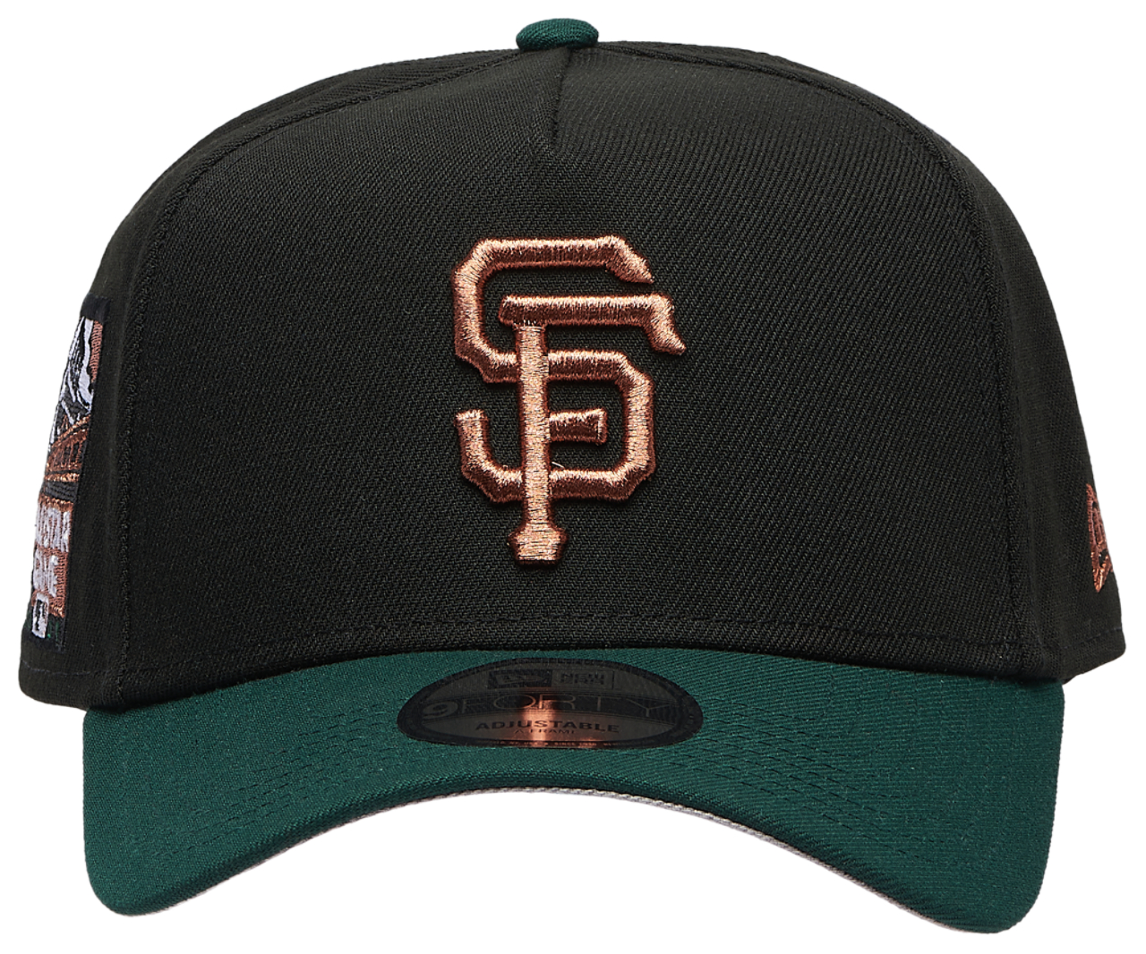 New Era Giants 9FORTY A-Frame Metallic Cap Image 2 of 5. Tap to open photo gallery.