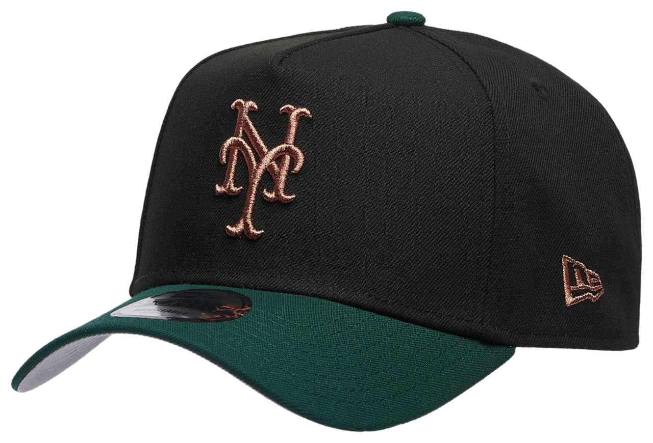 New Era Mets 9FORTY A-Frame Metallic Cap Image 1 of 5. Tap to open photo gallery.