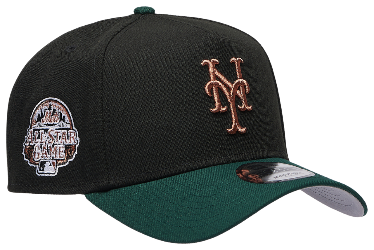 New Era Mets 9FORTY A-Frame Metallic Cap Image 3 of 5. Tap to open photo gallery.