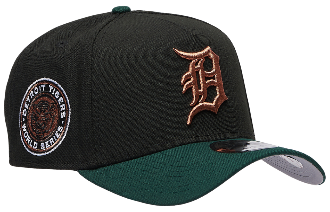 New Era Tigers 9FORTY A-Frame Metallic Cap Image 3 of 5. Tap to open photo gallery.