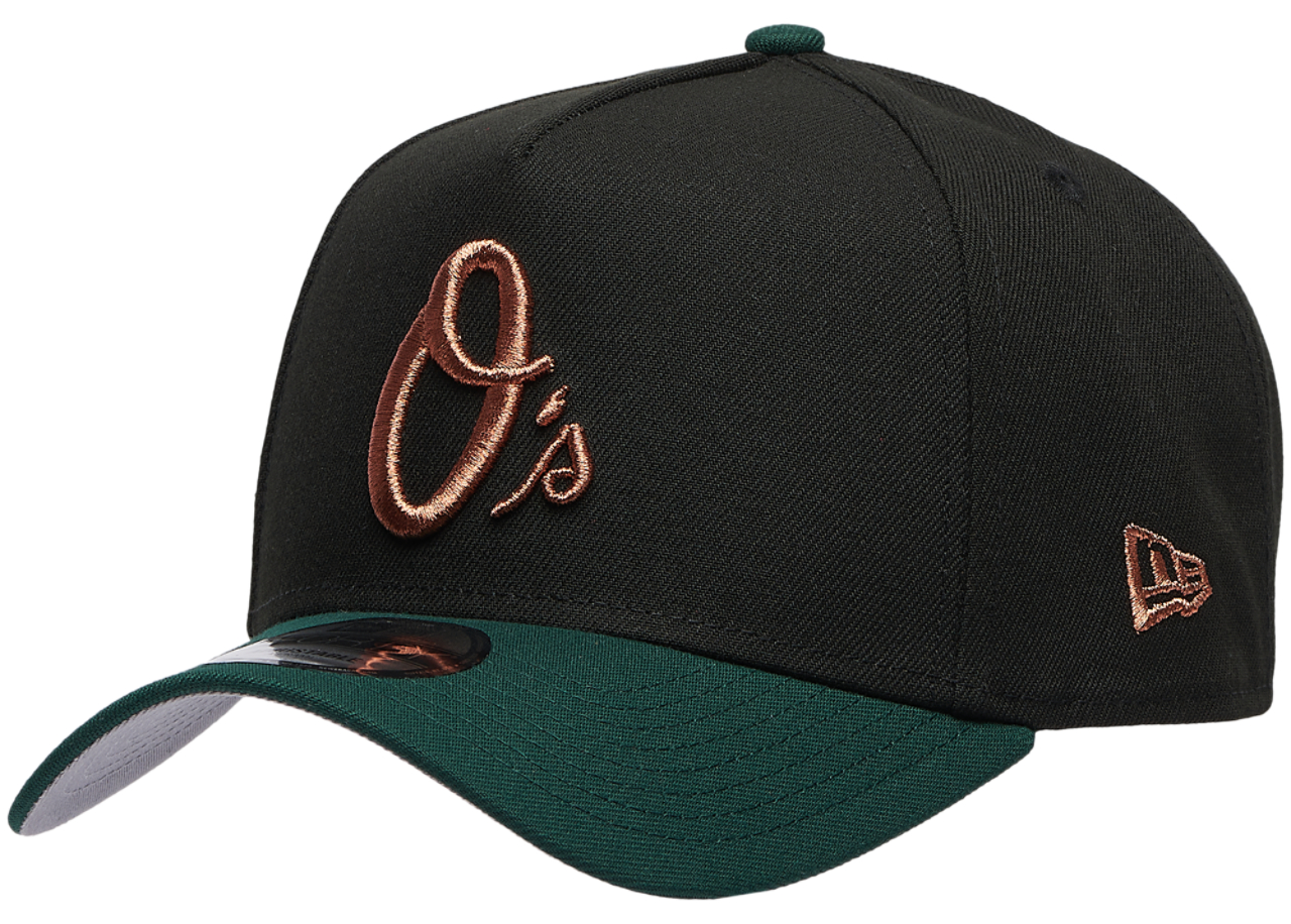 New Era Orioles 9FORTY A-Frame Metallic Cap Image 1 of 5. Tap to open photo gallery.