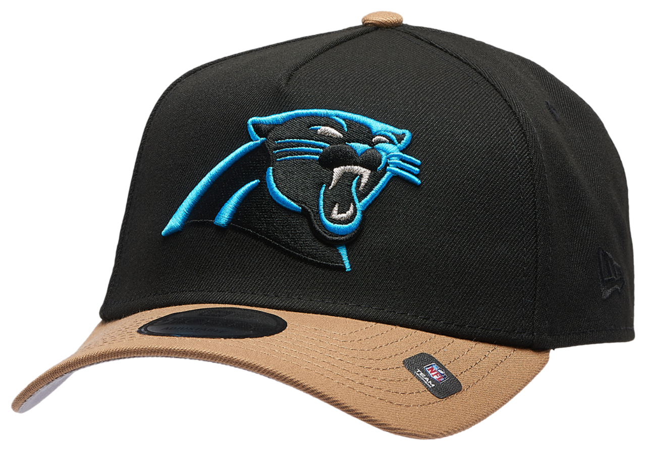 New Era Panthers 9FORTY A-Frame Cap Image 1 of 5. Tap to open photo gallery.