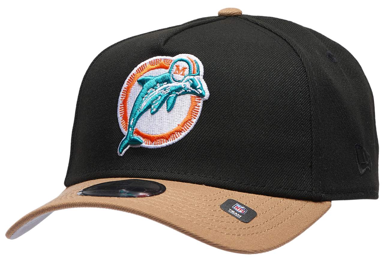 New Era Dolphins 9FORTY A-Frame Cap Image 1 of 5. Tap to open photo gallery.