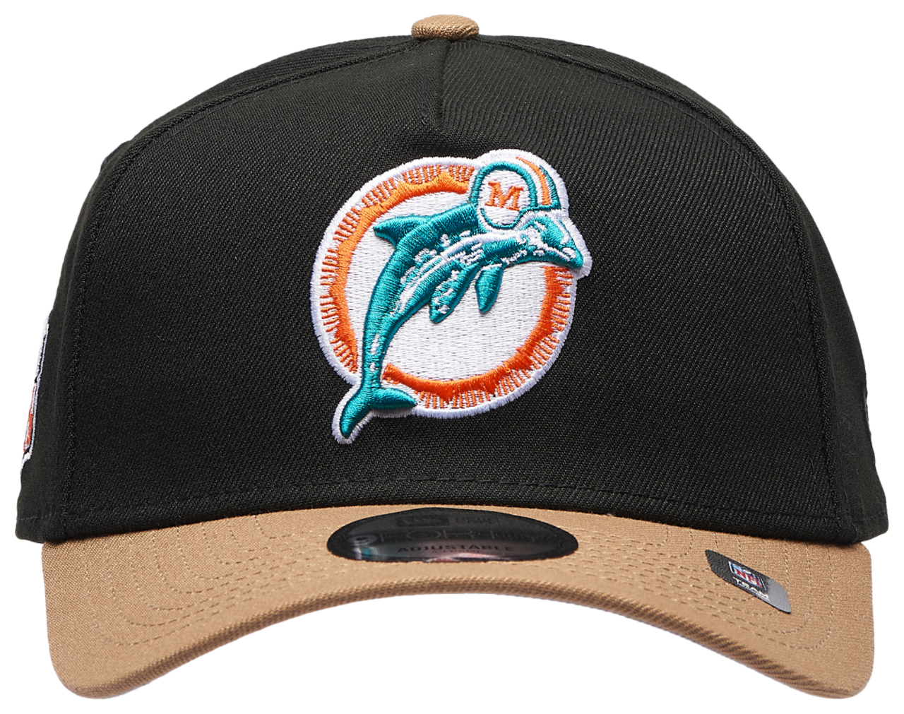 New Era Dolphins 9FORTY A-Frame Cap Image 2 of 5. Tap to open photo gallery.