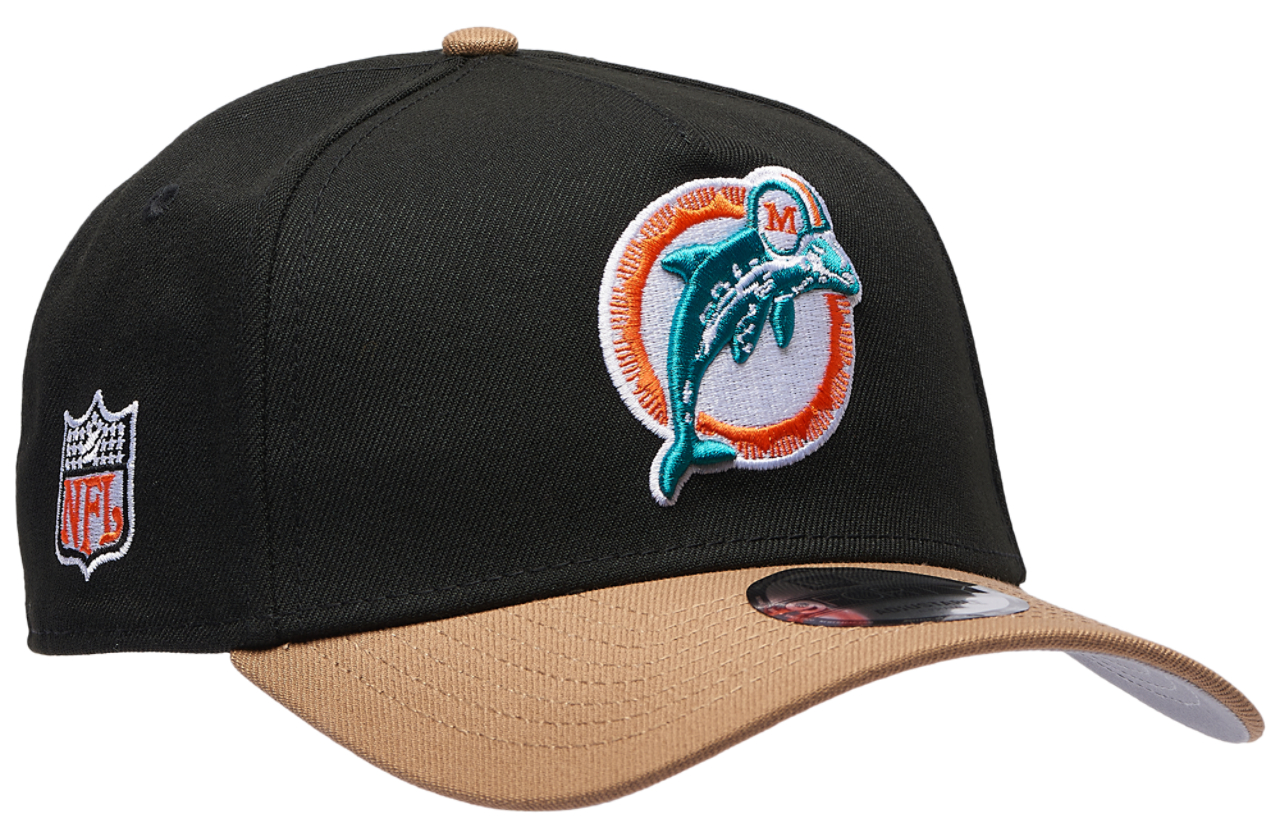 New Era Dolphins 9FORTY A-Frame Cap Image 3 of 5. Tap to open photo gallery.