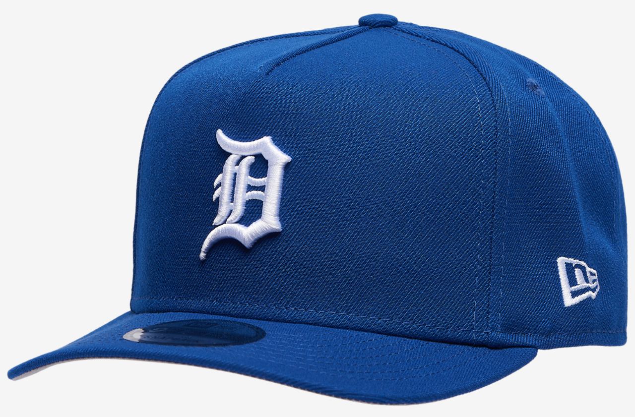 New Era Tigers 50th Anniversary 9FIFTY A-Frame Curve Cap Image 1 of 5. Tap to open photo gallery.