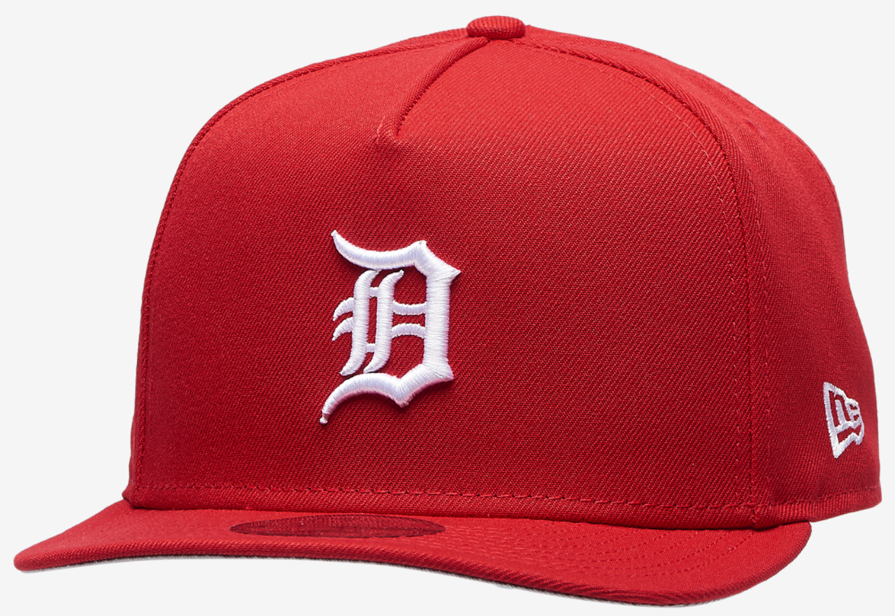 New Era Detroit Tigers Standard 9FIFTY A-Frame Curve Cap Image 1 of 5. Tap to open photo gallery.