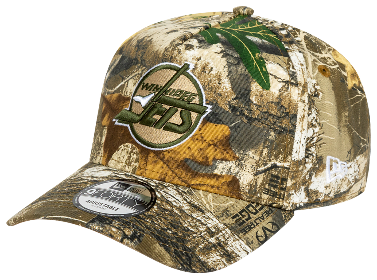 New Era Jets 940AF Real Tree Camo Cap  Image 1 of 4. Tap to open photo gallery.