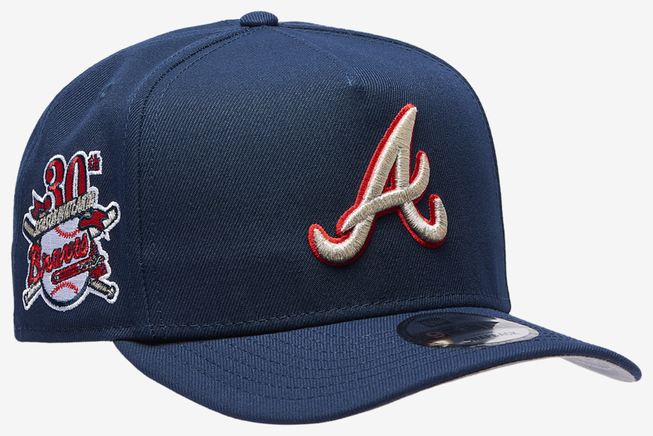 New Era Braves 950AF Curve 30th Anniversary Cap Image 3 of 5. Tap to open photo gallery.