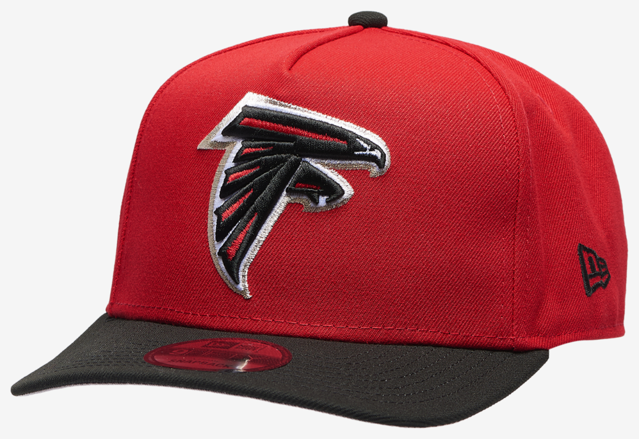 New Era Falcons 950AF Curve '01 Draft Curve Cap Image 1 of 5. Tap to open photo gallery.