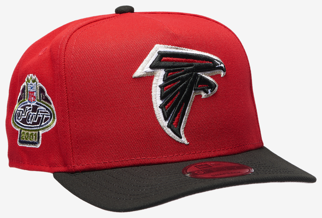 New Era Falcons 950AF Curve '01 Draft Curve Cap Image 3 of 5. Tap to open photo gallery.
