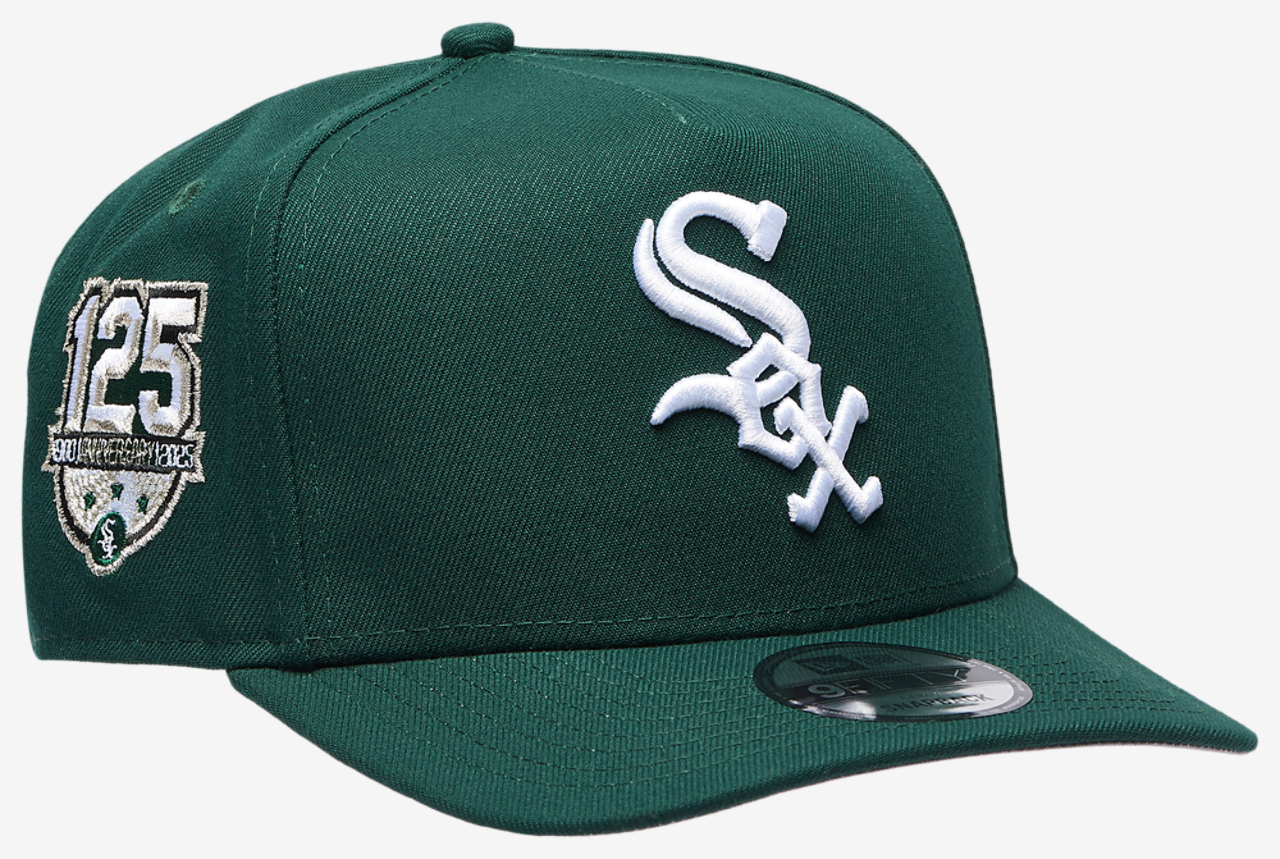 New Era White Sox 950AF 125th Anniversary Curve Cap Image 3 of 5. Tap to open photo gallery.