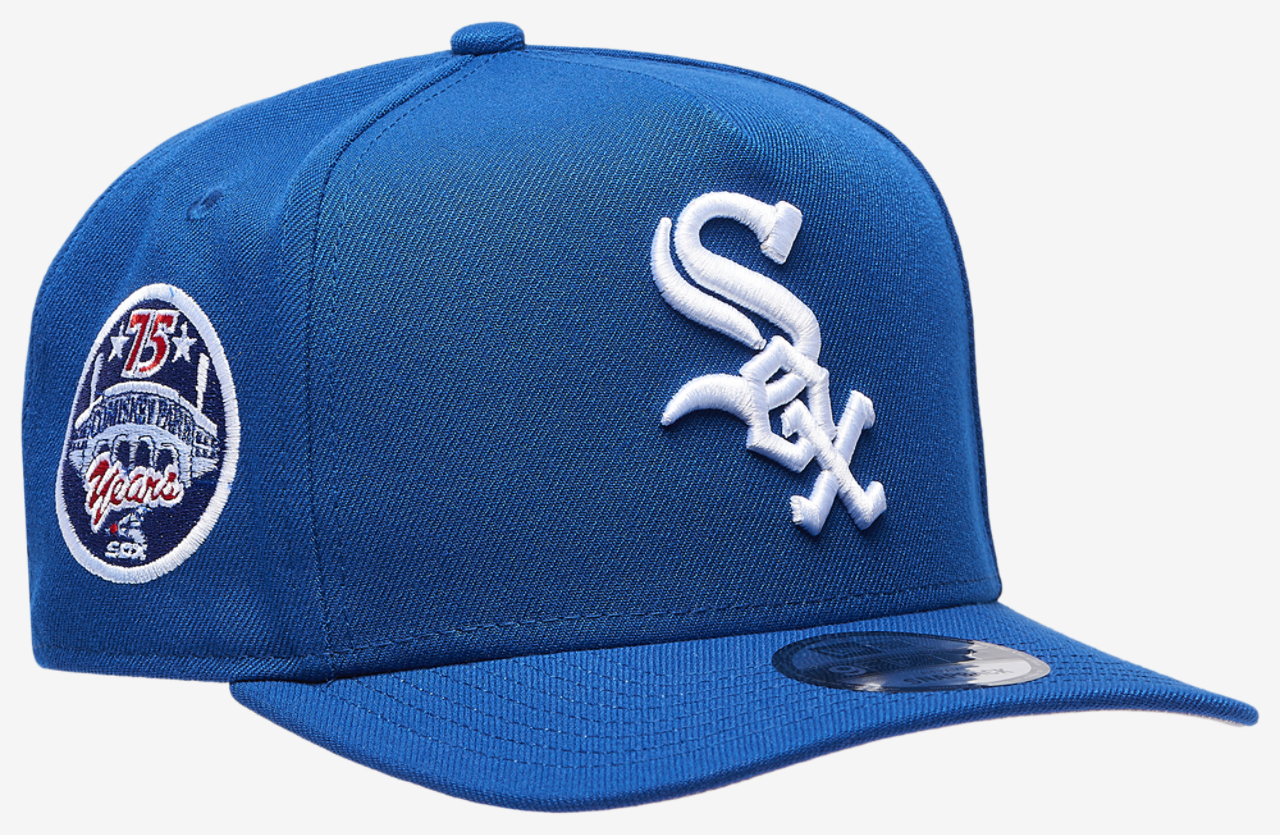 New Era White Sox 950AF 75th Anniversary Curve Cap Image 3 of 5. Tap to open photo gallery.