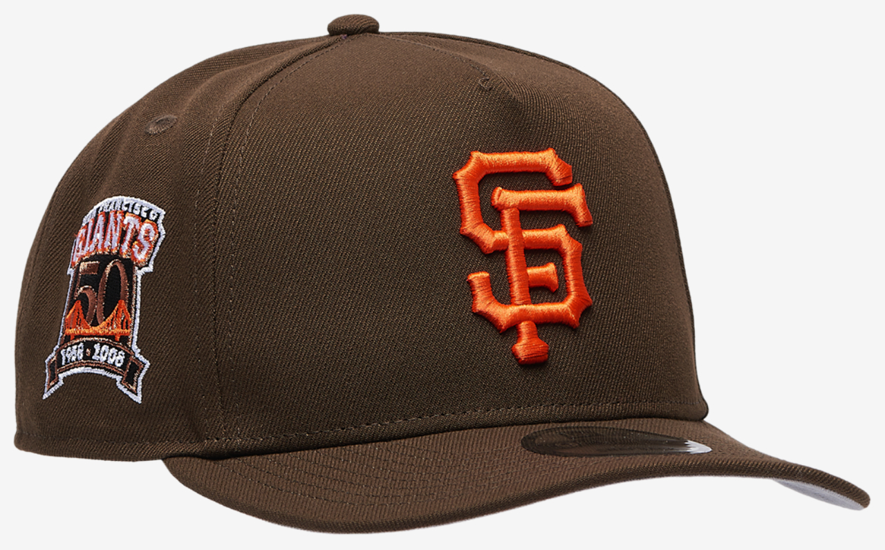 New Era Giants 950AF 50th Anniversary Curve Cap Image 3 of 5. Tap to open photo gallery.