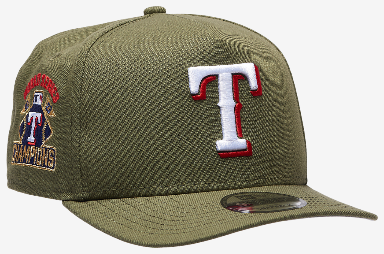 New Era Rangers 950AF '23 World Series Curve Cap Image 3 of 5. Tap to open photo gallery.